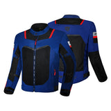 R-TECH SPIRAL MESH JAQUETES DE MOTO HOMES NAVY BLAU NEGRE
