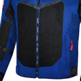 R-TECH SPIRAL MESH JAQUETES DE MOTO HOMES NAVY BLAU NEGRE