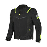 R-TECH SPIRAL MESH JAQUETES DE MOTO HOMES NEGRE GROC