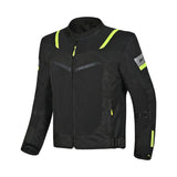 R-TECH SPIRAL MESH JAQUETES DE MOTO HOMES NEGRE GROC