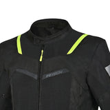 R-TECH SPIRAL MESH JAQUETES DE MOTO HOMES NEGRE GROC