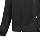 R-TECH SPIRAL MESH JAQUETES DE MOTO HOMES NEGRE GROC