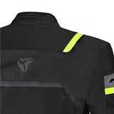 R-TECH SPIRAL MESH JAQUETES DE MOTO HOMES NEGRE GROC