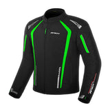 R-TECH MARSHAL JAQUETES DE MOTO HOMES TEXTIL NEGRE VERD