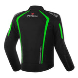 R-TECH MARSHAL JAQUETES DE MOTO HOMES TEXTIL NEGRE VERD