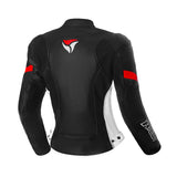 R-TECH TOM RIDER JAQUETES DE MOTO SENYORA NEGRE BLANC VERMELL