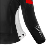 R-TECH TOM RIDER JAQUETES DE MOTO SENYORA NEGRE BLANC VERMELL