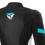 R-TECH TOM RIDER JAQUETES DE MOTO SENYORA NEGRE BLANC TURQUESA