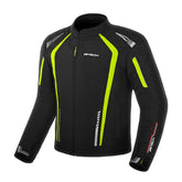 R-TECH MARSHAL JAQUETES DE MOTO HOMES NEGRE GROC FLOUR