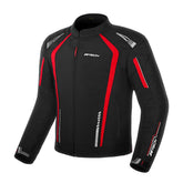 R-TECH MARSHAL JAQUETES DE MOTO HOMES NEGRE VERMELL