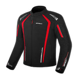 R-TECH MARSHAL JAQUETES DE MOTO HOMES NEGRE VERMELL