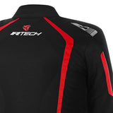 R-TECH MARSHAL JAQUETES DE MOTO HOMES NEGRE VERMELL