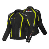 R-TECH MARSHAL JAQUETES DE MOTO SENYORA NEGRE GROC FLOUR