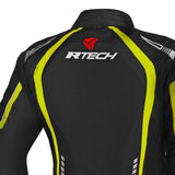 R-TECH MARSHAL JAQUETES DE MOTO SENYORA NEGRE GROC FLOUR