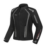 R-TECH MARSHAL JAQUETES DE MOTO SENYORA NEGRE GRIS