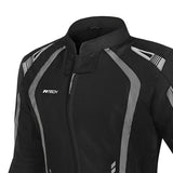 R-TECH MARSHAL JAQUETES DE MOTO SENYORA NEGRE GRIS