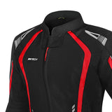 R-TECH MARSHAL JAQUETES DE MOTO SENYORA NEGRE VERMELL