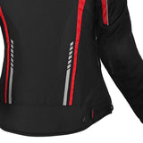R-TECH MARSHAL JAQUETES DE MOTO SENYORA NEGRE VERMELL