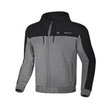 R-TECH SUSPENSION SUDADERA DE MOTO DE HOMES NEGRE GRIS
