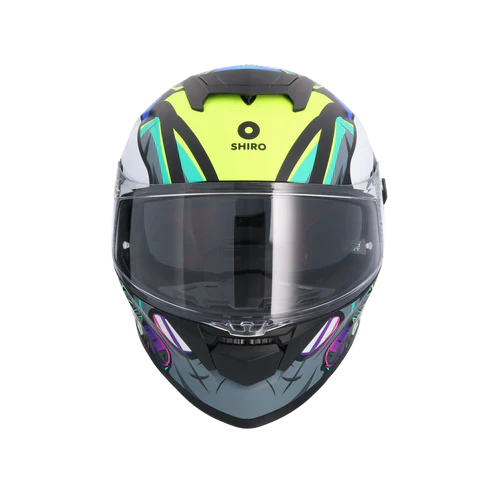 SHIRO CASCO RAPTOR CRAZY RABBIT MULTICOLOR MATE - SECURTEX MOTOR S.L (t/a MaximoMoto)