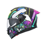 SHIRO CASCO RAPTOR CRAZY RABBIT MULTICOLOR MATE - SECURTEX MOTOR S.L (t/a MaximoMoto)