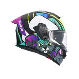 SHIRO CASCO RAPTOR CRAZY RABBIT MULTICOLOR MATE - SECURTEX MOTOR S.L (t/a MaximoMoto)