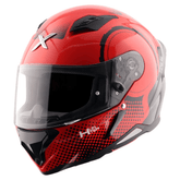 AXOR HUNTER SPEAR CASCO INTEGRAL DE MOTOCICLETA NEGRO ROJO