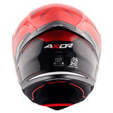 AXOR HUNTER SPEAR CASCO INTEGRAL DE MOTOCICLETA NEGRO ROJO