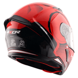 AXOR HUNTER SPEAR CASCO INTEGRAL DE MOTOCICLETA NEGRO ROJO