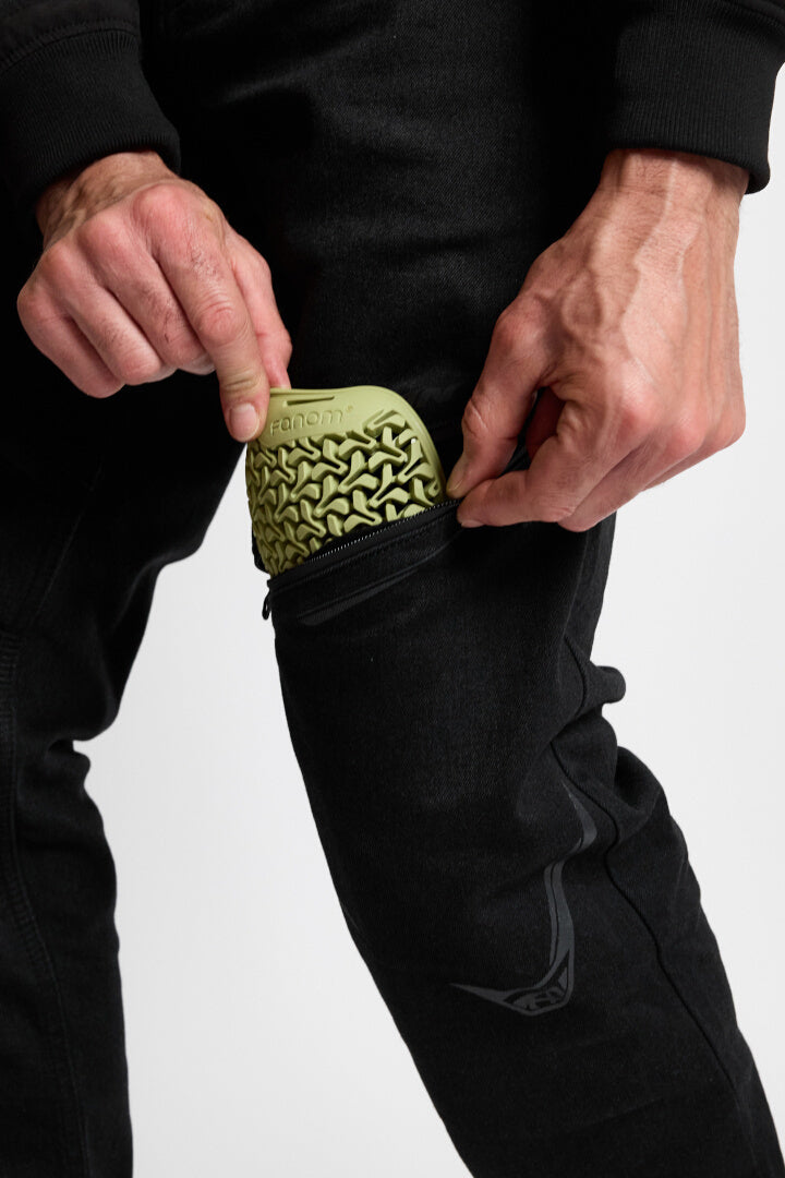 IXON REMY HOMBRE PANTALONES MOTO JEANS NEGRO