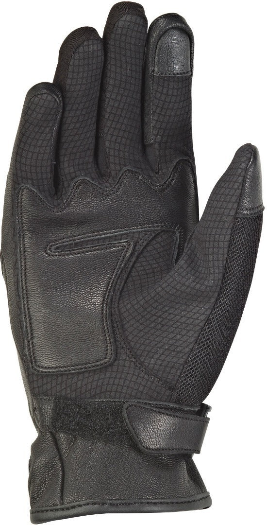IXON RS SHINE 2 CUERO TEXTIL GUANTES MOTO PARA MUJER NEGRO