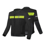 R-TECH SUPER LIGHT TEXTILE JAQUETE DE MOTO NEGRE GROC,F