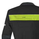R-TECH SUPER LIGHT TEXTILE JAQUETE DE MOTO NEGRE GROC,F