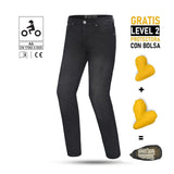 BELA Pantalón Vaquero Rio Man 32 Inseam Slim Fit CE - Negro Denim