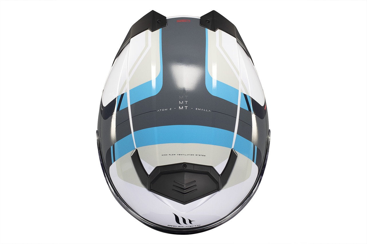 MT ATOM 2 SV Emalla C17 Casco modular de moto mate - CASCO