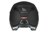 MT District Sv Solid A1 negro mate Casco de moto carretera todoterreno - CASCO