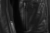 SEVENTY Sd-Jl4 Legend - Chaqueta de cuero para moto de verano para hombre, color negro - SECURTEX MOTOR S.L (t/a MaximoMoto)