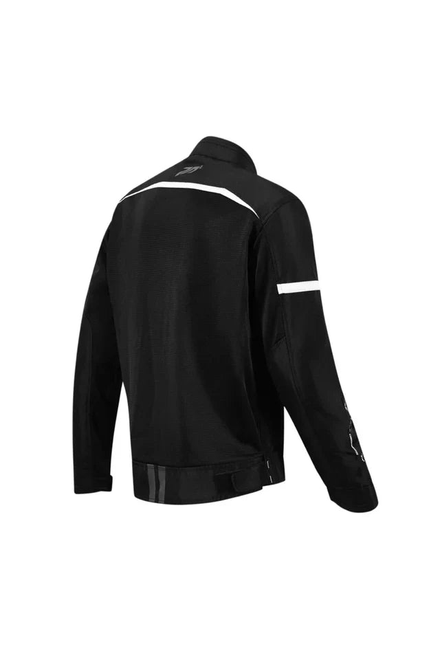 SEVENTY SD-JR30.1 CHAQUETA MOJAVE VERANO RACING HOMBRE NEGRA/BLANCA - SECURTEX MOTOR S.L (t/a MaximoMoto)