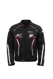 SEVENTY SD-JR65 Piston Street Riding negra y roja Chaqueta de motociclista - SECURTEX MOTOR S.L (t/a MaximoMoto)