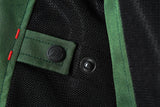 SEVENTY SD-JT66 CHAQUETA DE MOTO SAHARA PARA HOMBRE SAHARA VERDE EJÉRCITO/ROJO - SECURTEX MOTOR S.L (t/a MaximoMoto)