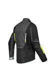 SEVENTY SD-JT83 TONALE Chaqueta de moto para hombre Negro/gris/amarillo flúor