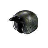 HJC V31 Flame MC4SF Casco de moto de estilo retro clásico