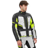 SHIMA DUNE CHAQUETA TEXTIL DE MOTO HOMBRE AMARILLO
