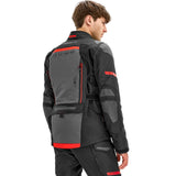 SHIMA DUNE CHAQUETA TEXTIL DE MOTO HOMBRE NEGRO ROJO