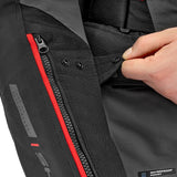 SHIMA DUNE CHAQUETA TEXTIL DE MOTO HOMBRE NEGRO ROJO