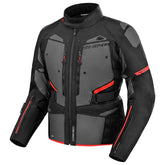 SHIMA DUNE TEXTILE JAQUETES DE MOTO HOMES NEGRE VERMELL