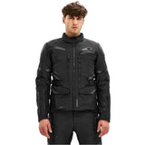 SHIMA DUNE CHAQUETA TEXTIL DE MOTO HOMBRE NEGRO