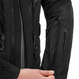 SHIMA DUNE CHAQUETA TEXTIL DE MOTO HOMBRE NEGRO