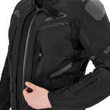 SHIMA DUNE CHAQUETA TEXTIL DE MOTO HOMBRE NEGRO