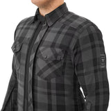 SHIMA RENEGADE 2.0 CAMISA DE MOTO CUADROS HOMBRE NEGRO